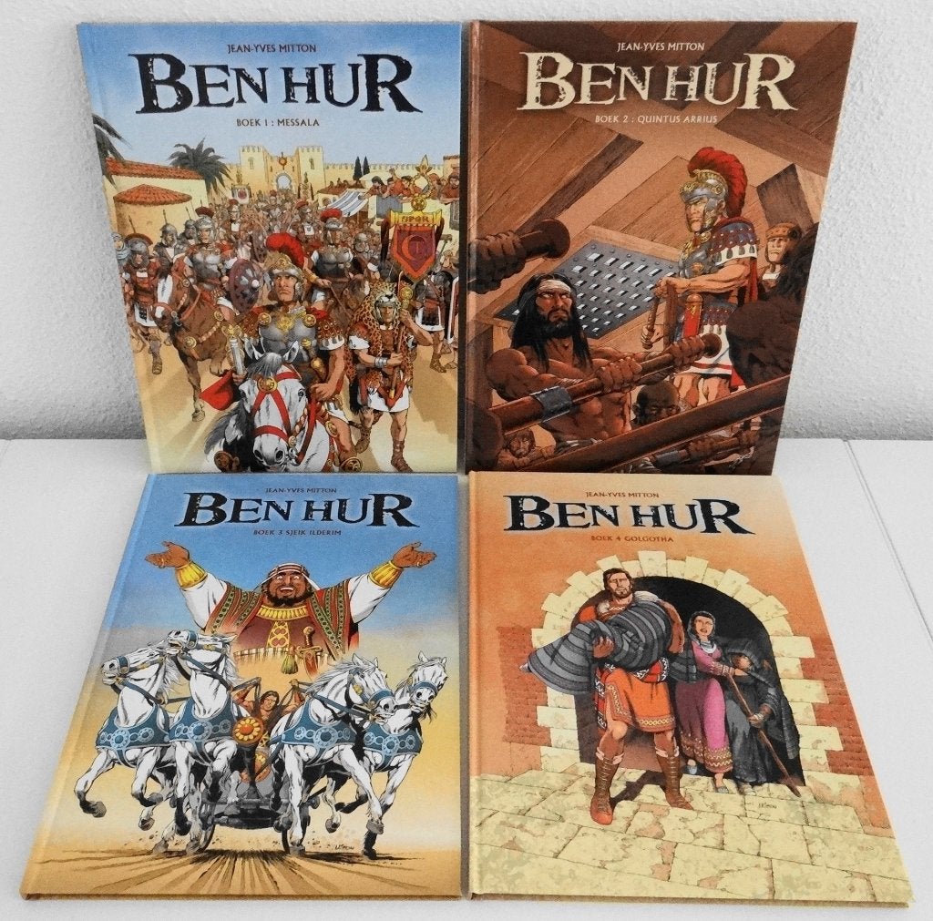 Mitton - Ben Hur - Complete reeks - 4x hardcover - Nieuw, Boeken, Stripboeken, Meerdere stripboeken, Ophalen of Verzenden, Nieuw