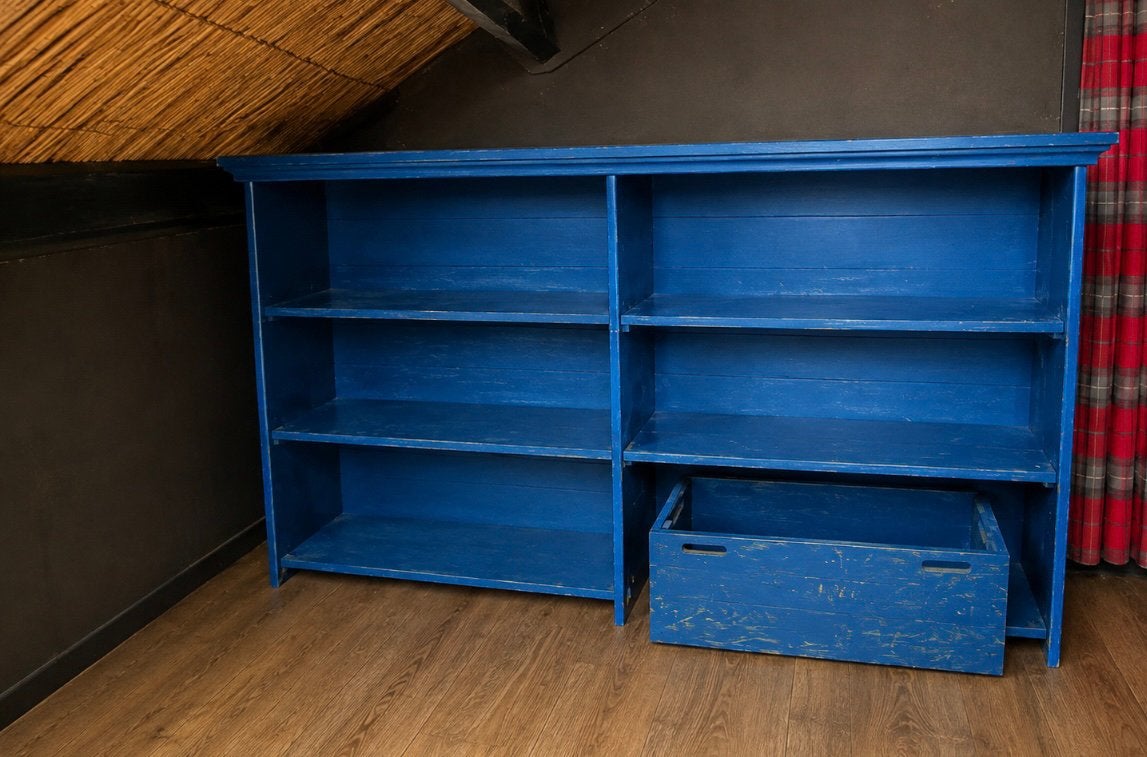 Twee houten eike boeken kasten, Ophalen of Verzenden