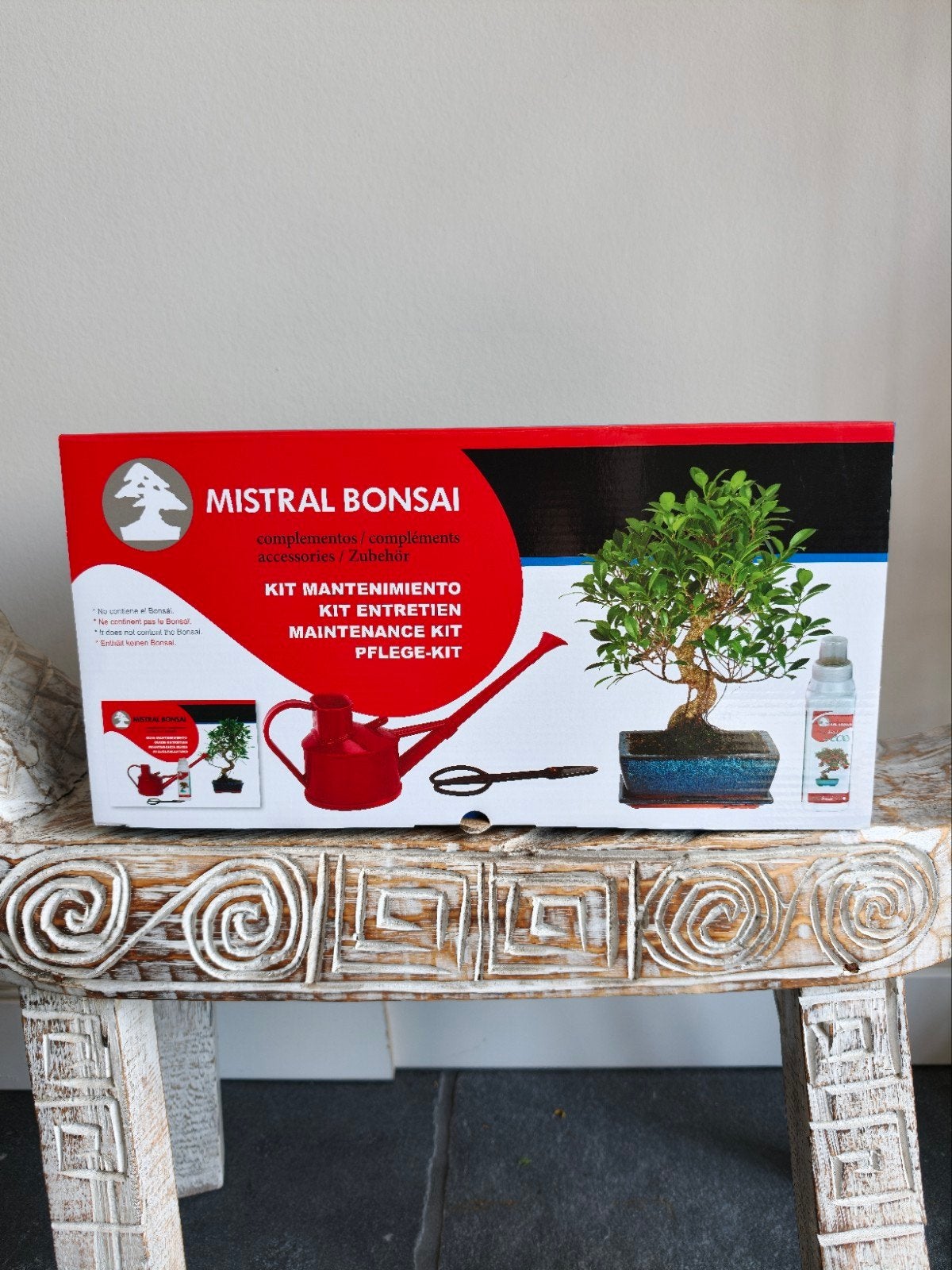 Bonsai onderhoud set, gieter-schaar-voeding, Bloeit niet, Halfschaduw, Minder dan 100 cm, Overige soorten
