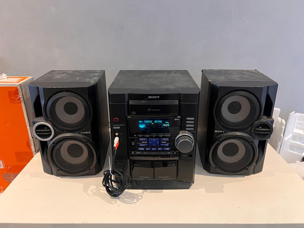 Retro *HOBBY* Sony Radio CD-wisselaar, Cassettedeck + AUX, Ophalen, Gebruikt, Cassettedeck, Losse componenten