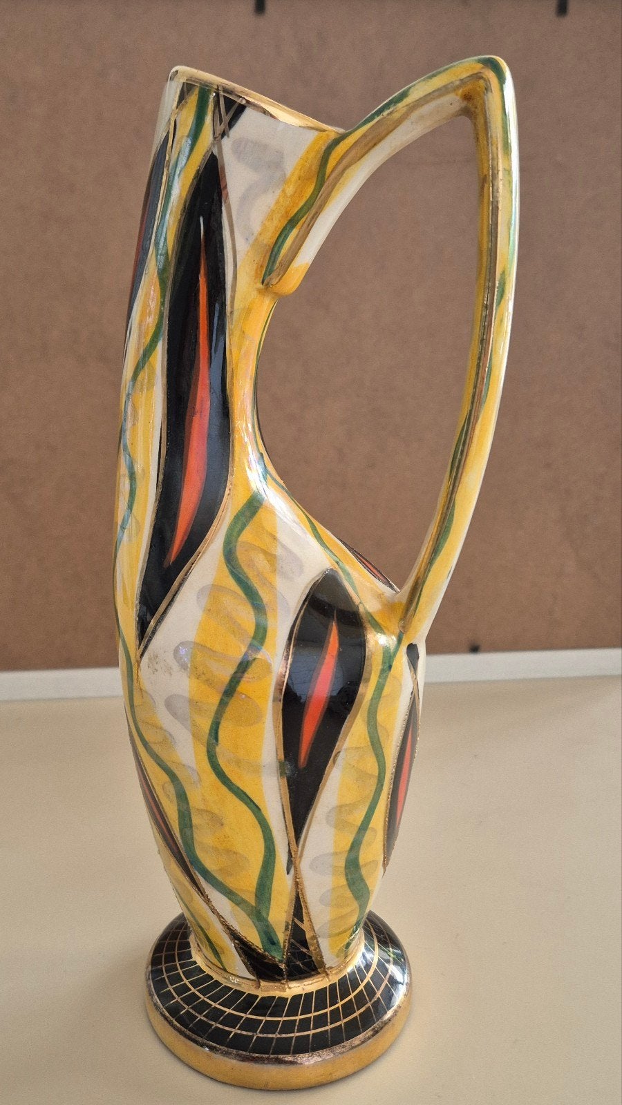 Elegante vintage vaas '60 - H. Bequet, Ophalen