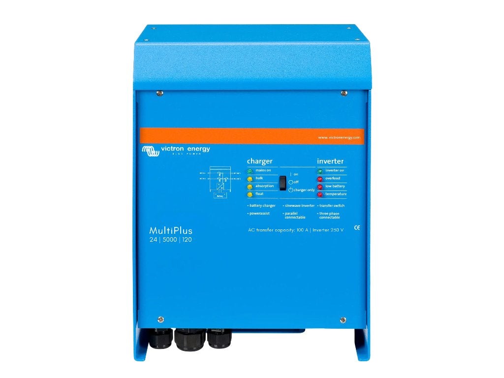 Victron MultiPlus 24/5000/120-100 | 24V Omvormer + Acculader, Info@aqua-marina.nl, Aqua-Marina.NL, Nieuw, Verzenden