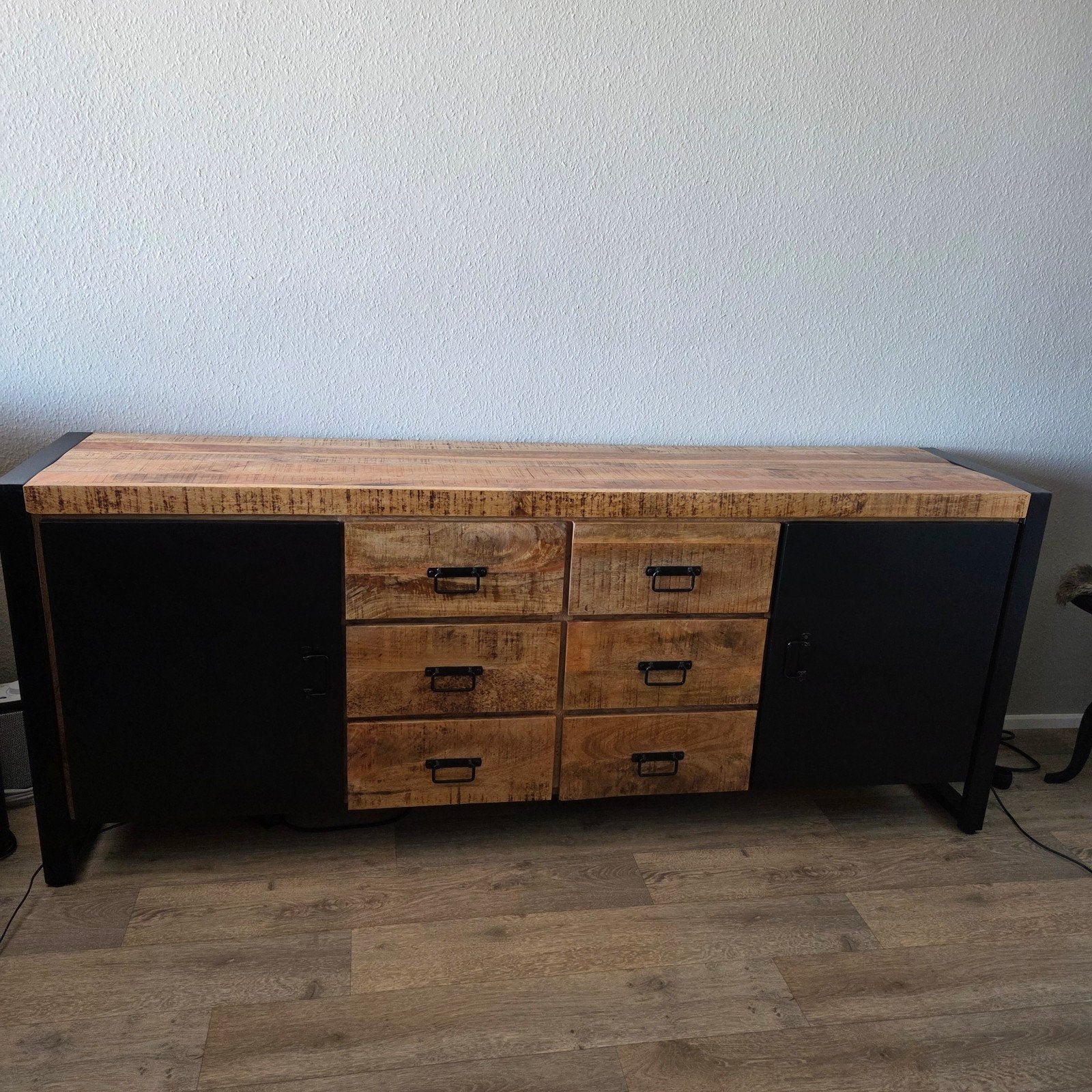 Dressoir, Ophalen, Met lade(s), Zo goed als nieuw, 200 cm of meer