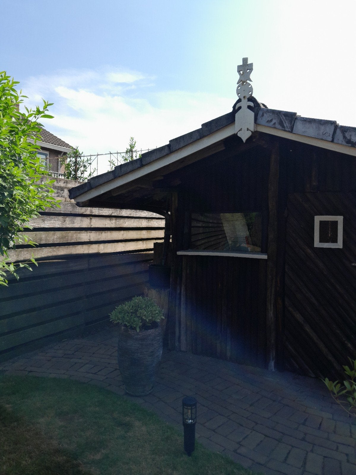 Gratis compleet schuurdak, Ophalen, Gebruikt, Steen of Klei, 15 m² of meer