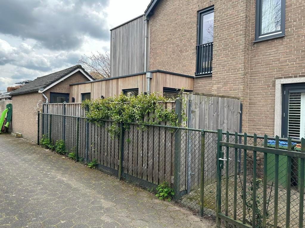 Schutting inclusief dubbele deur / poort voor oprit, Tuin en Terras, Ophalen, 3 tot 6 meter, Hout, 1 tot 2 meter