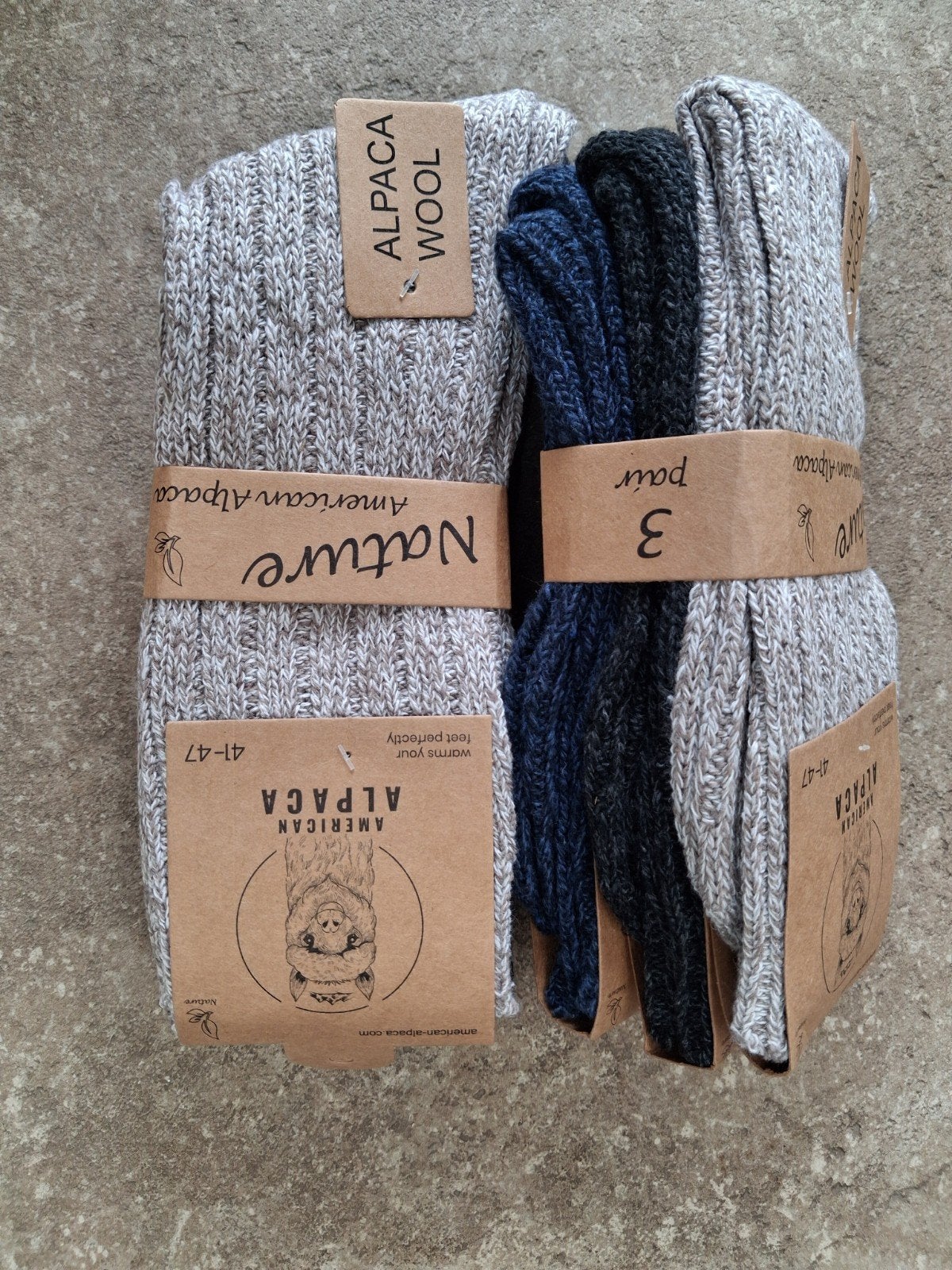 American Alpaca Sokken - Diverse kleuren en maten, Sokken en Kniesokken, Overige kleuren, Nieuw, Overige maten