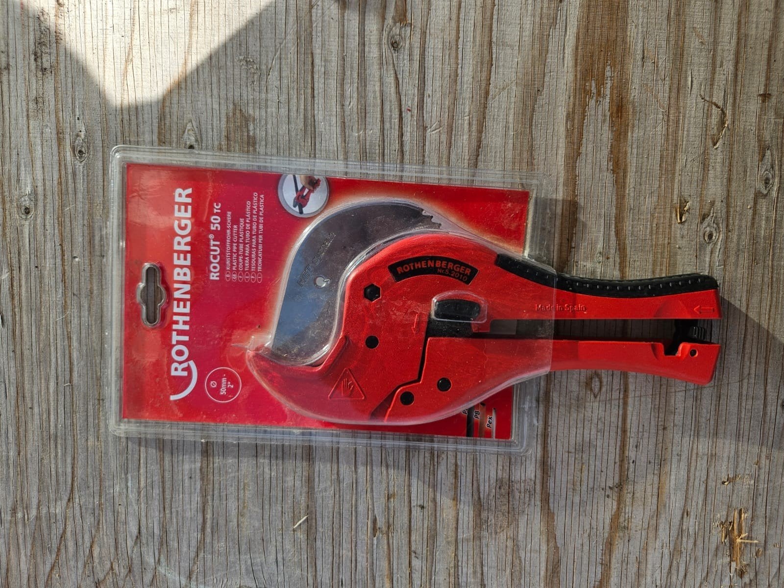 Rothenberger ROCUT 50 TC Kunststofbuisschaar - Nieuw, Ophalen of Verzenden, Nieuw, Snijgereedschap