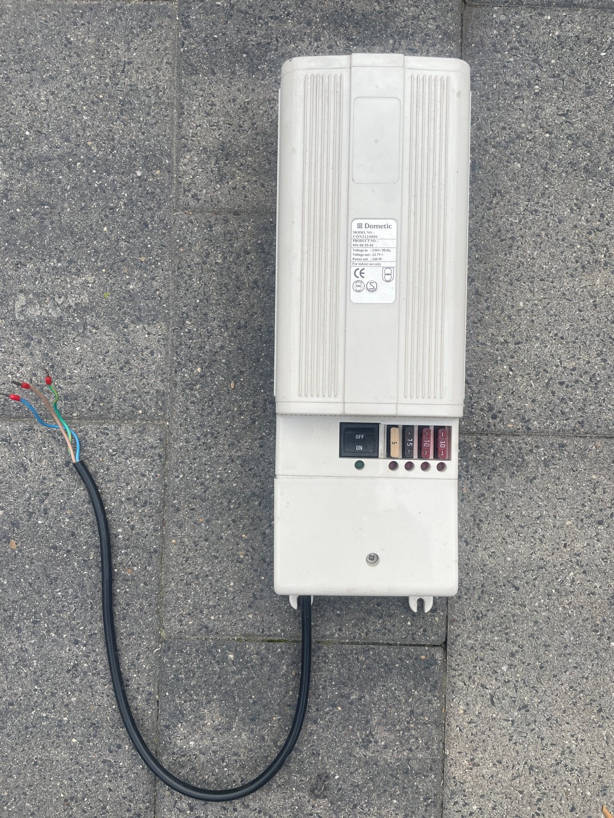 Dometic CON2124000 Omvormer/Voeding 230V naar 12.7V, Ophalen of Verzenden, Gebruikt