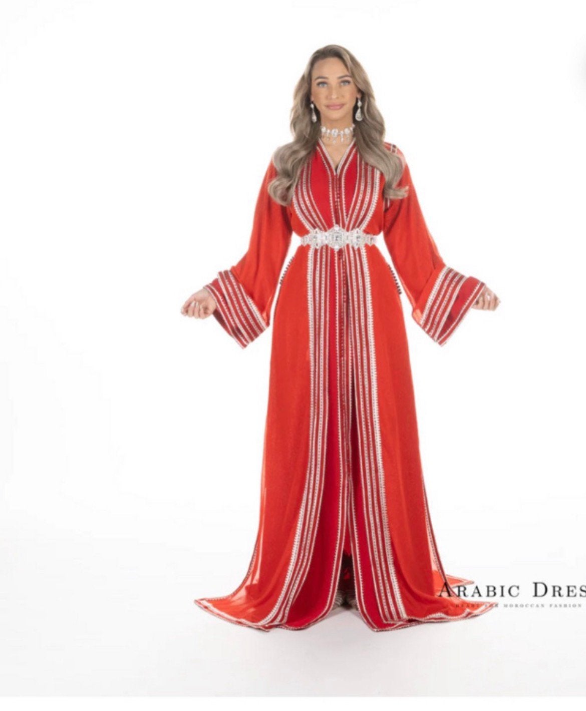 Prachtig Marokkaanse jurk van arabic dress xl, Ophalen of Verzenden, Zo goed als nieuw, Maat 46/48 (XL) of groter, Overige typen