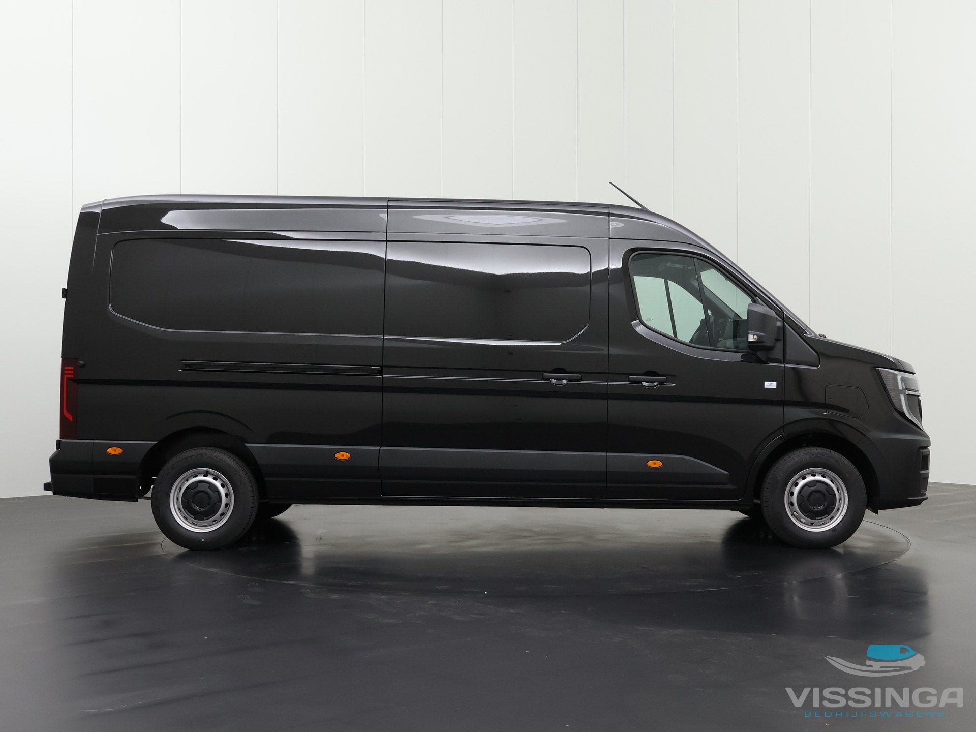 Renault Master E-Tech L3H2 Long Range Advance 87 kWh Zwart, Auto's, Stof, Huisgarantie, Met garantie (alle), Renault