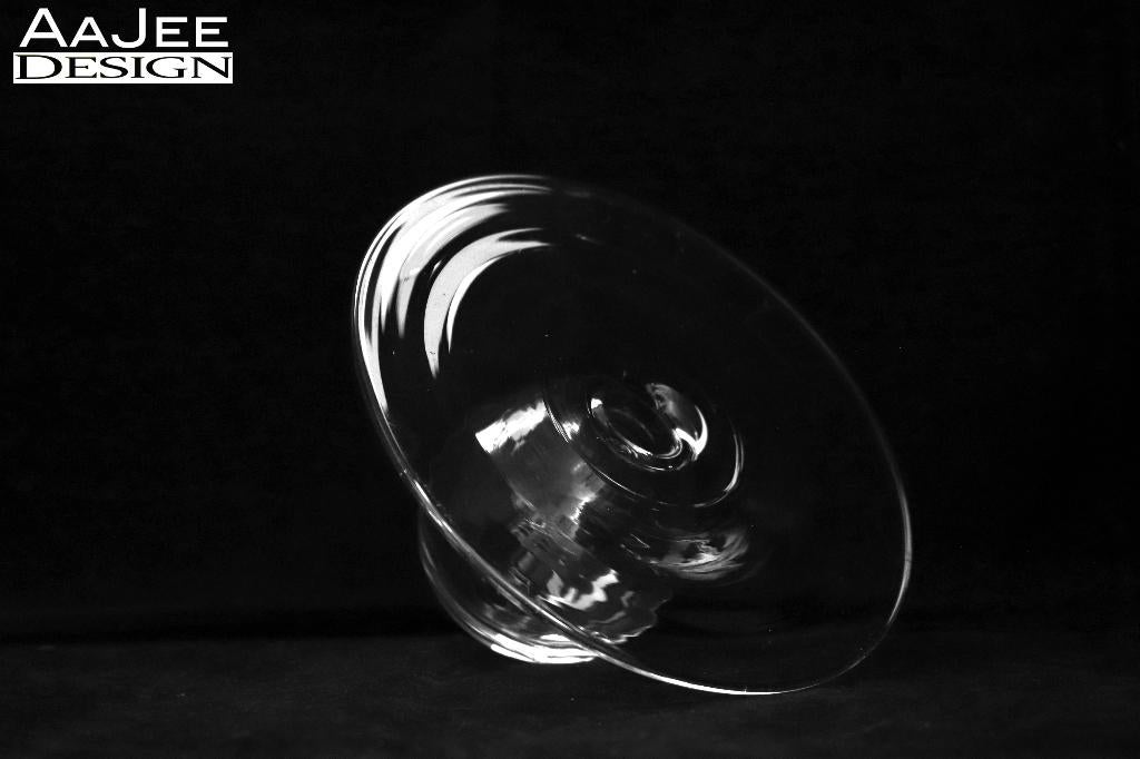 Saturnus - Solifleur vaasje - Liggend model, Gebruikt, Overige kleuren, Ophalen of Verzenden, Glas