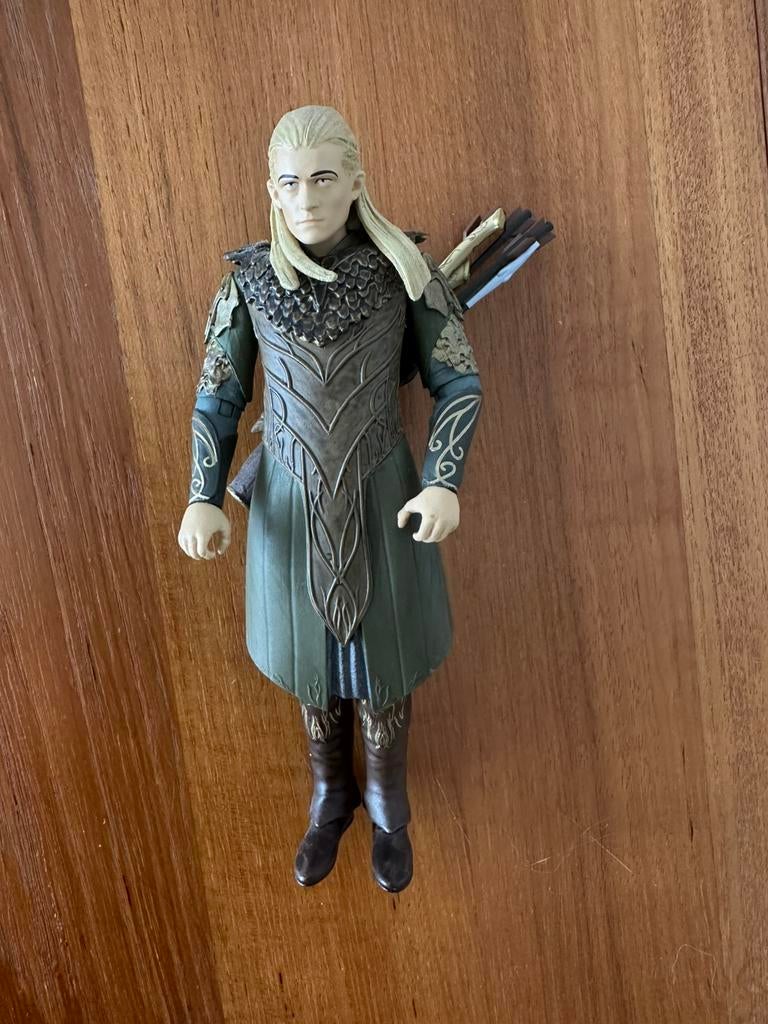 The hobbit unexpected journey 6inch tall figure legolas LOTR, Verzamelen, Lord of the Rings, Zo goed als nieuw, Actiefiguurtje