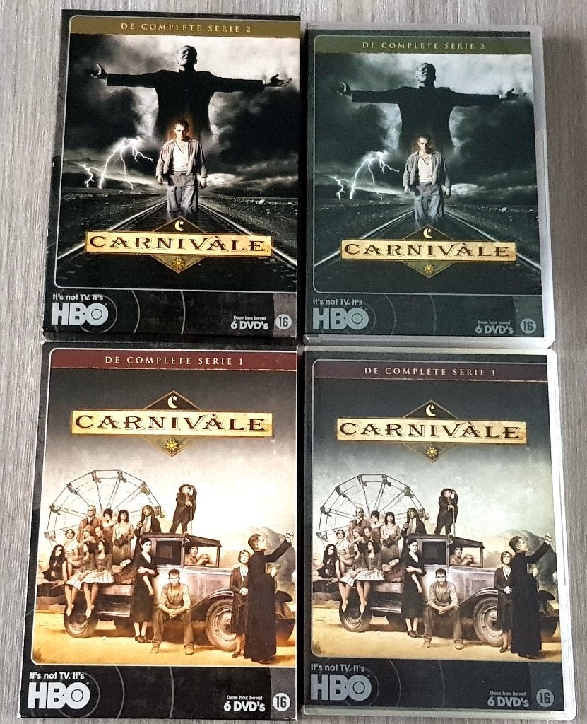 DVD Boxen Carnivale, Season 1 + 2 [Fantasy/Thriller/Horror], Vanaf 16 jaar, Ophalen of Verzenden, Zo goed als nieuw, Horror