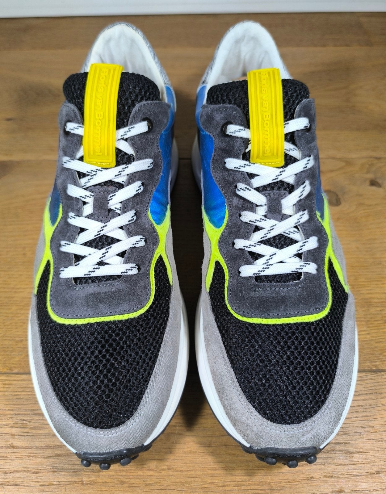 Floris van Bommel herenschoenen maat 10 / 44,5, Ophalen, Blauw, Floris van Bommel, Sneakers of Gympen