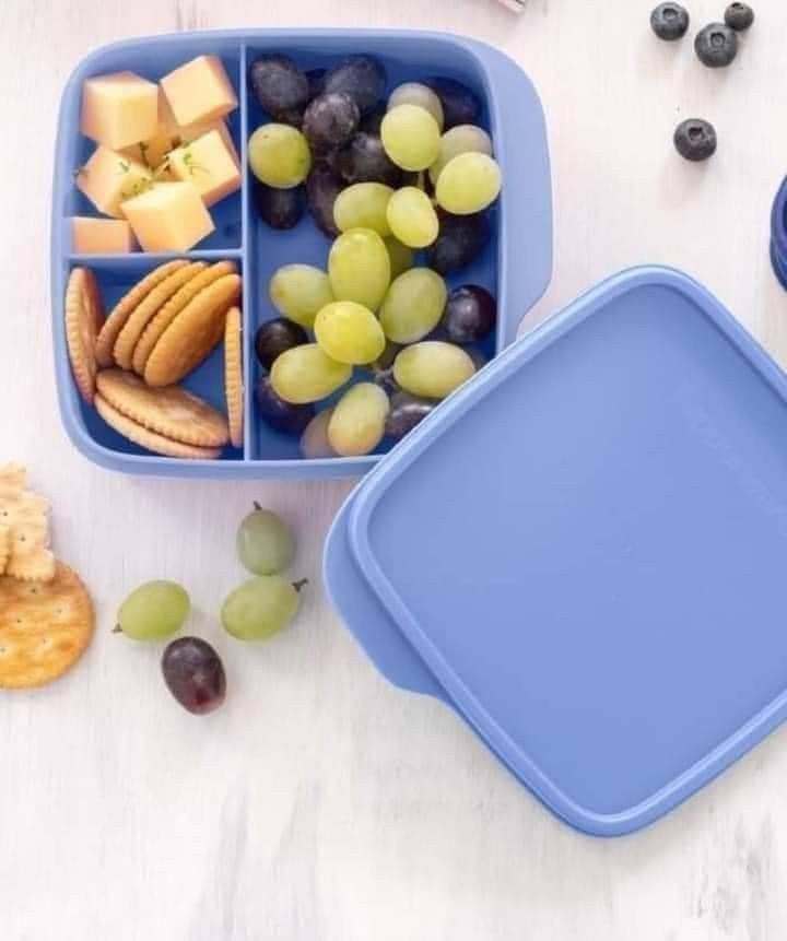 Tupperware broodtrommel met vakjes, nieuw, Ophalen of Verzenden, Nieuw, Overige typen, Met compartimenten