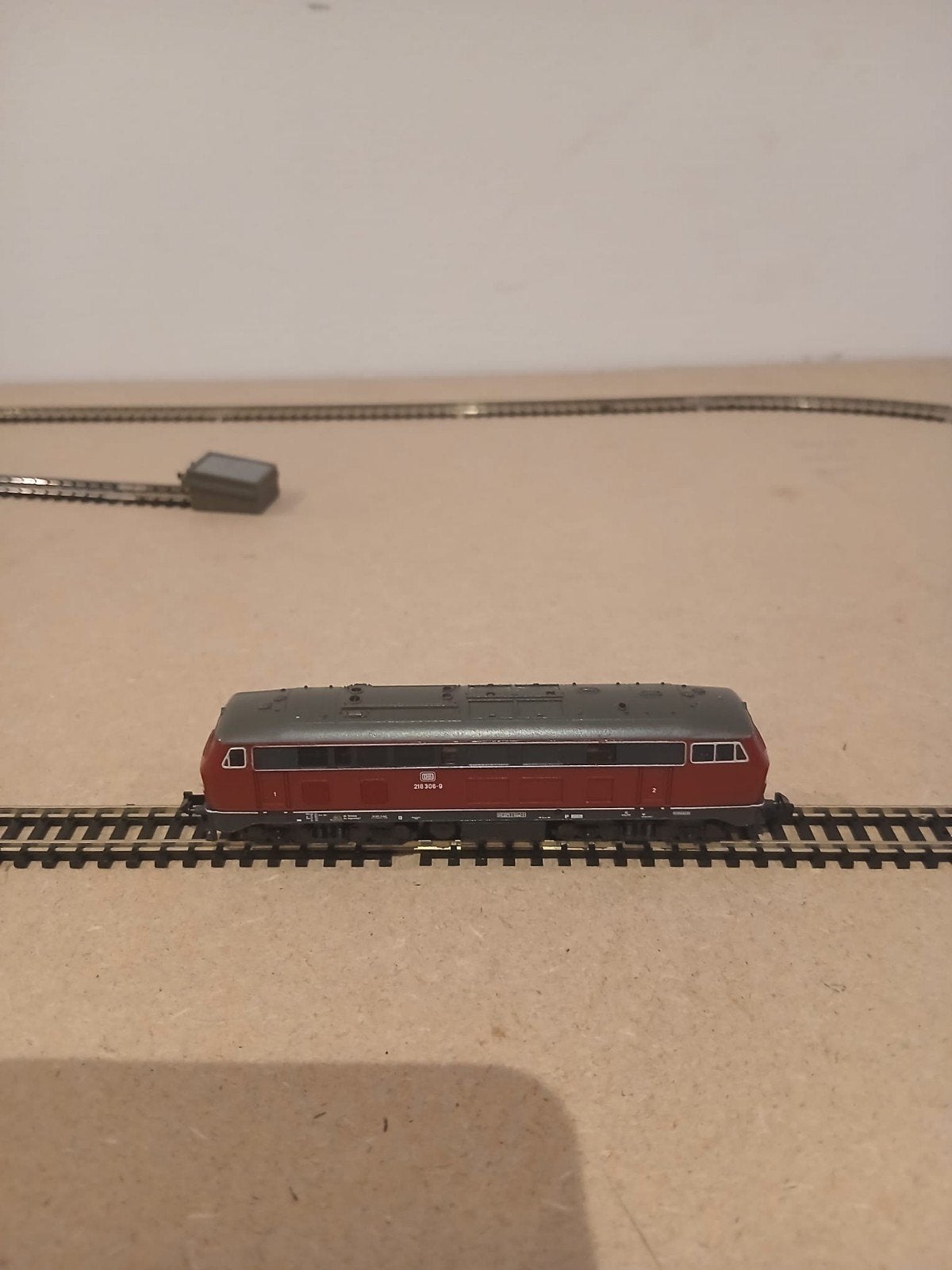 Fleischmann Piccolo BR218 met werkende binnenverlichting, Fleischmann, Ophalen of Verzenden, Zo goed als nieuw, Analoog