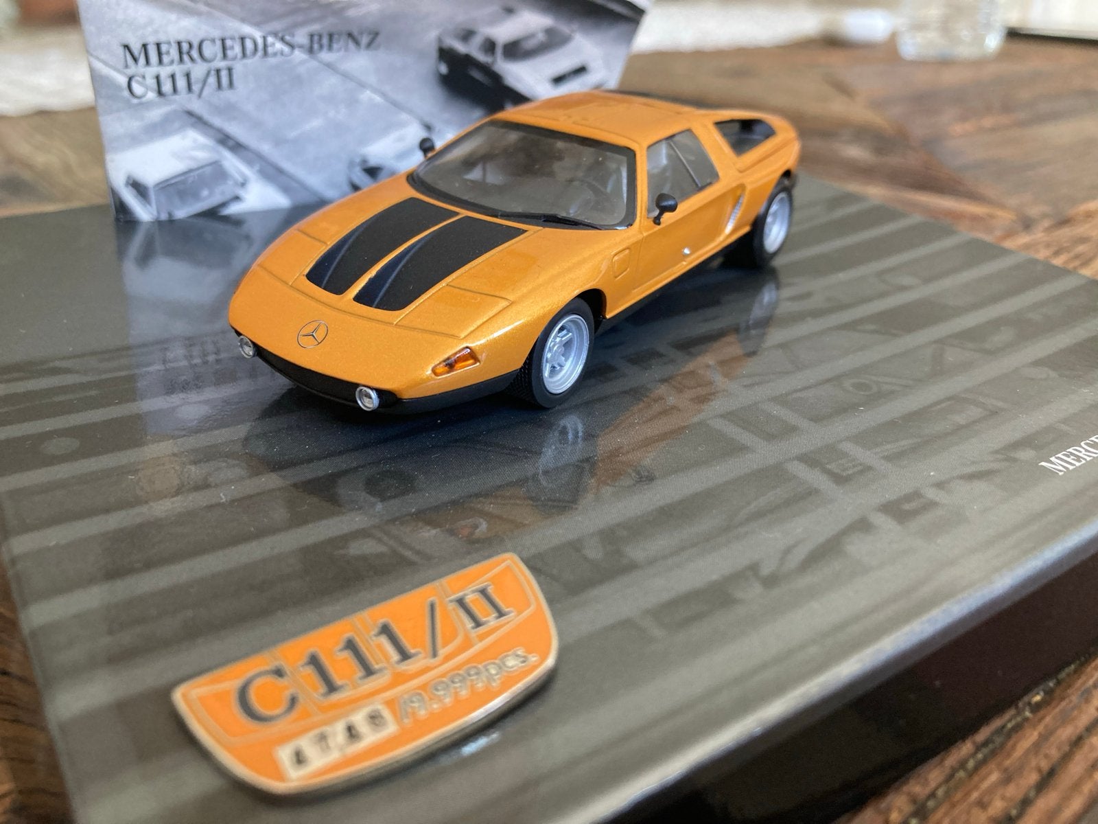Mercedes Benz C111/II uit 1970 - Nieuw en Gelimiteerd, Ophalen of Verzenden, Nieuw, Auto, Overige merken