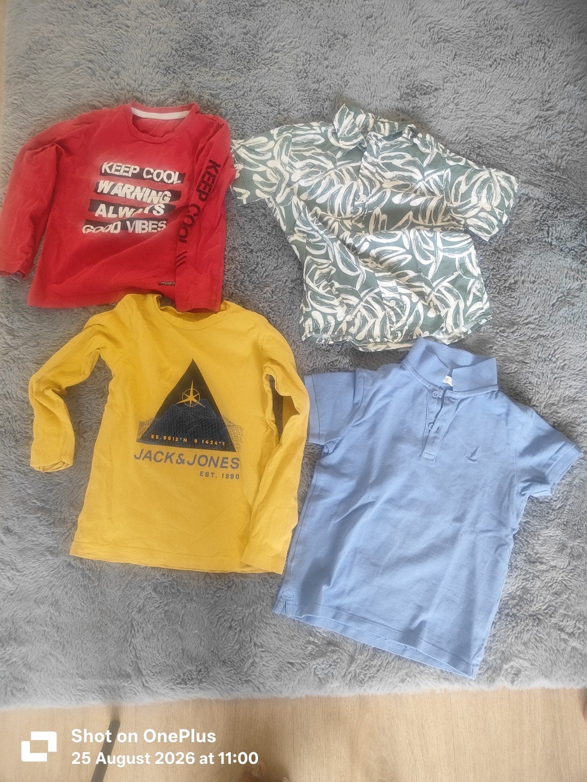 Jongenskleding pakket: 4 shirts (Jack & Jones, Nautica), Ophalen of Verzenden, Gebruikt, Jack & Jones, Nautica, Jongen