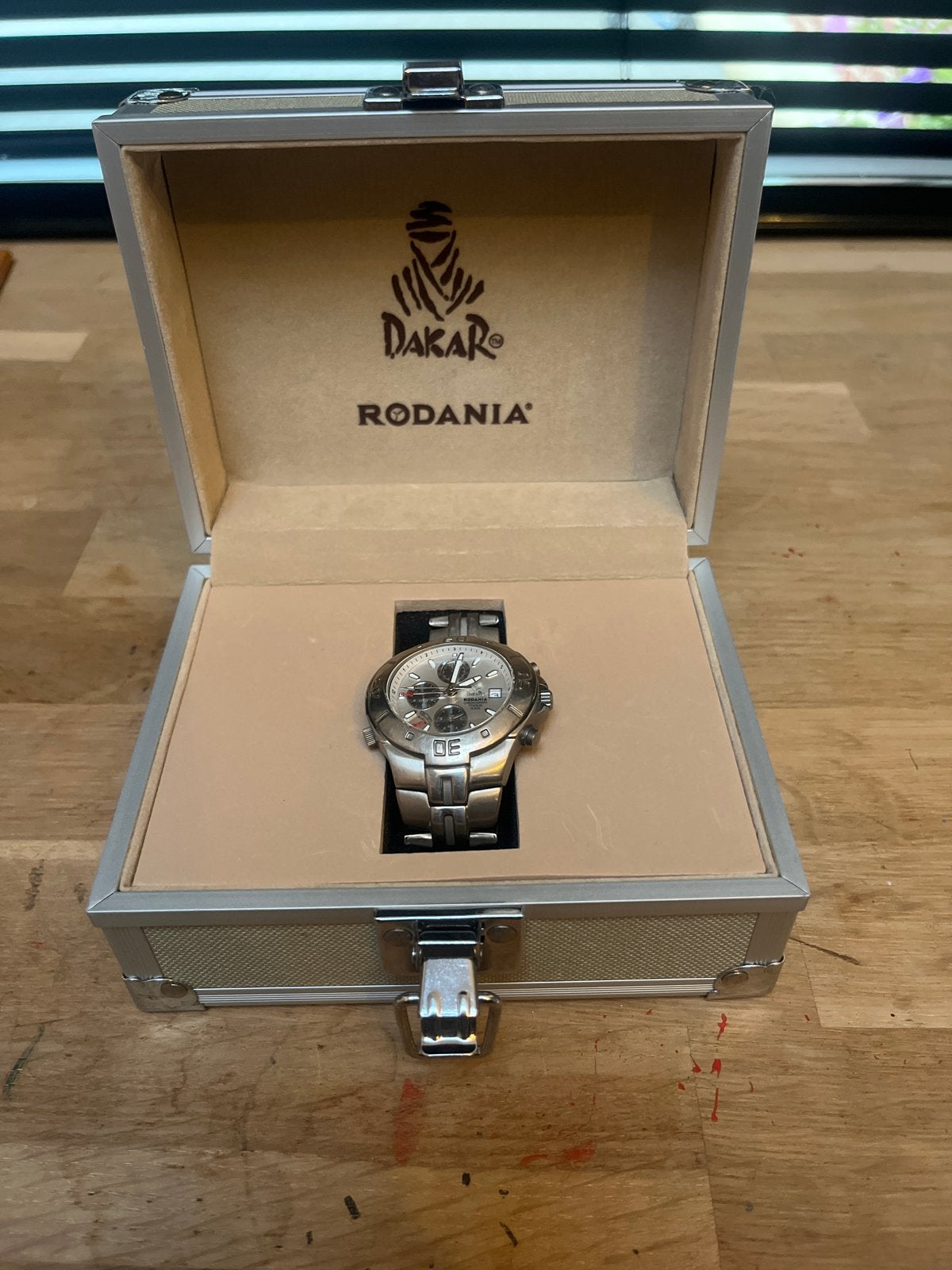 Rodania Dakar horloge gedragen door Koen Wouters, Overige merken, Staal, Gebruikt, Staal