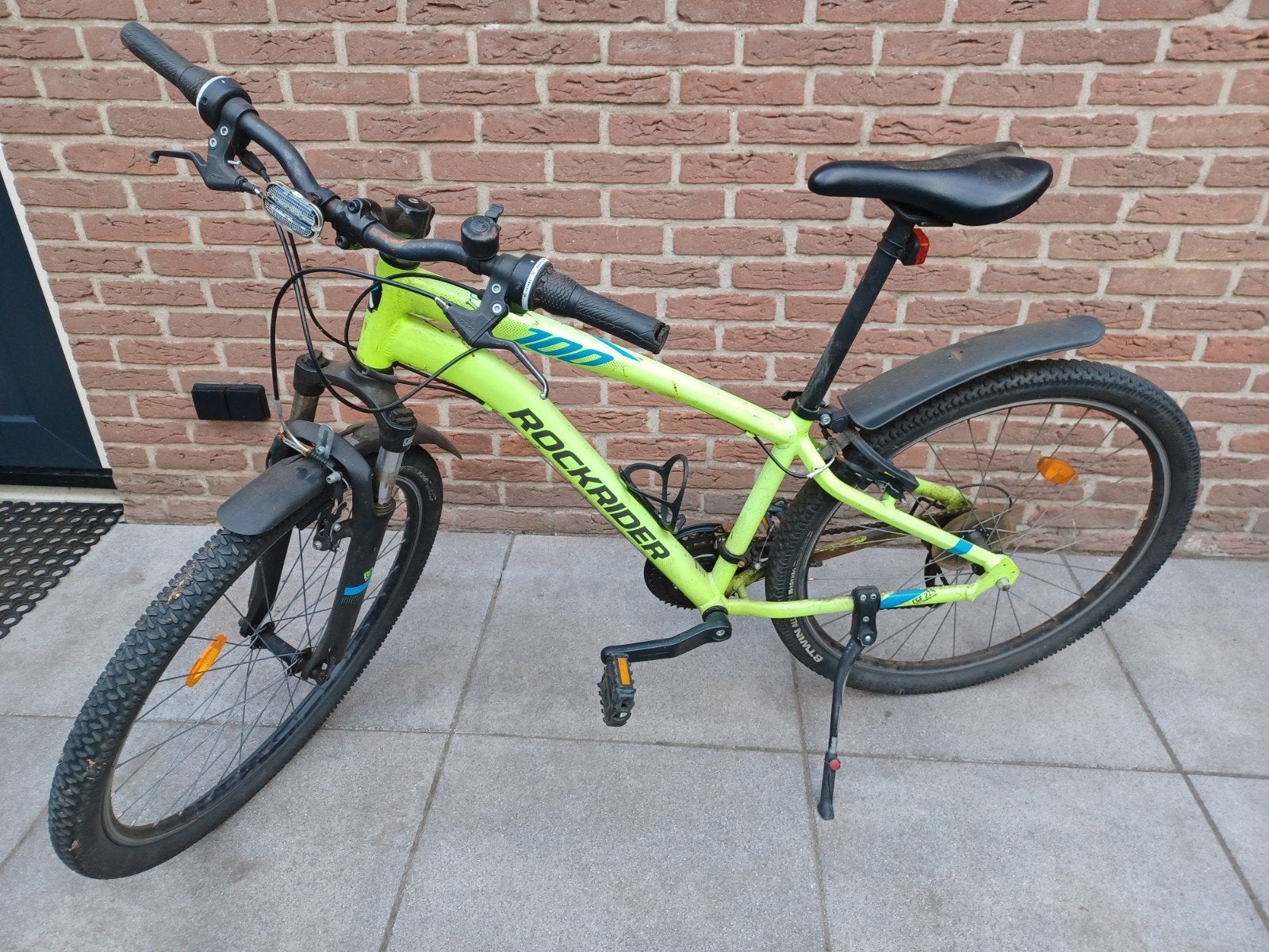 Mountainbike/crossfiets Decathlon Rockrider S met AXA slot, Fietsen en Brommers, Fietsen | Mountainbikes en ATB, Minder dan 45 cm