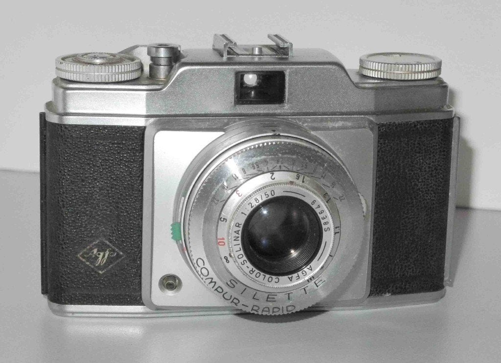 Agfa Silette met Color-Solinar 50, Ophalen of Verzenden, Gebruikt, Compact, Overige Merken
