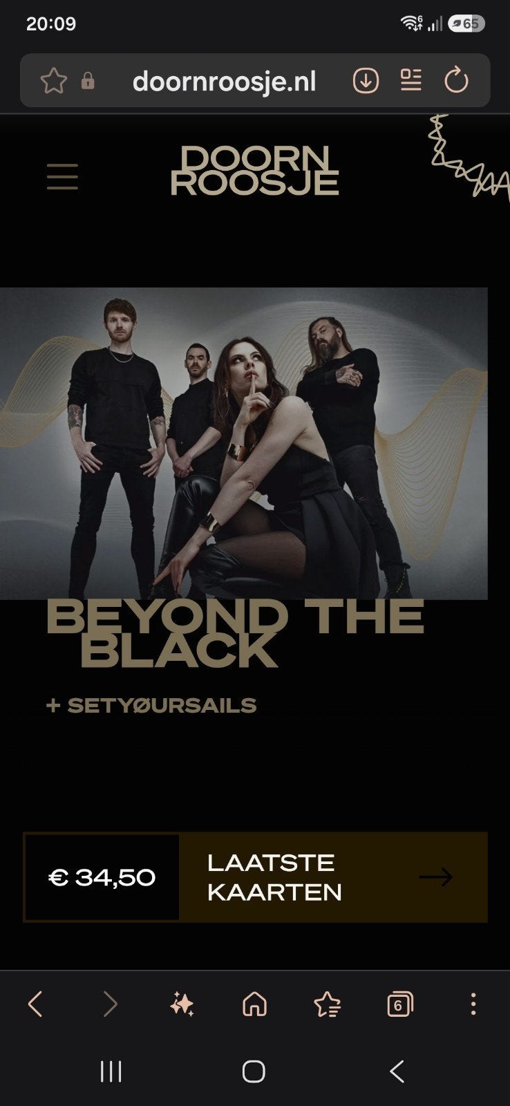 Beyond The Black, Twee personen, Hard Rock of Metal