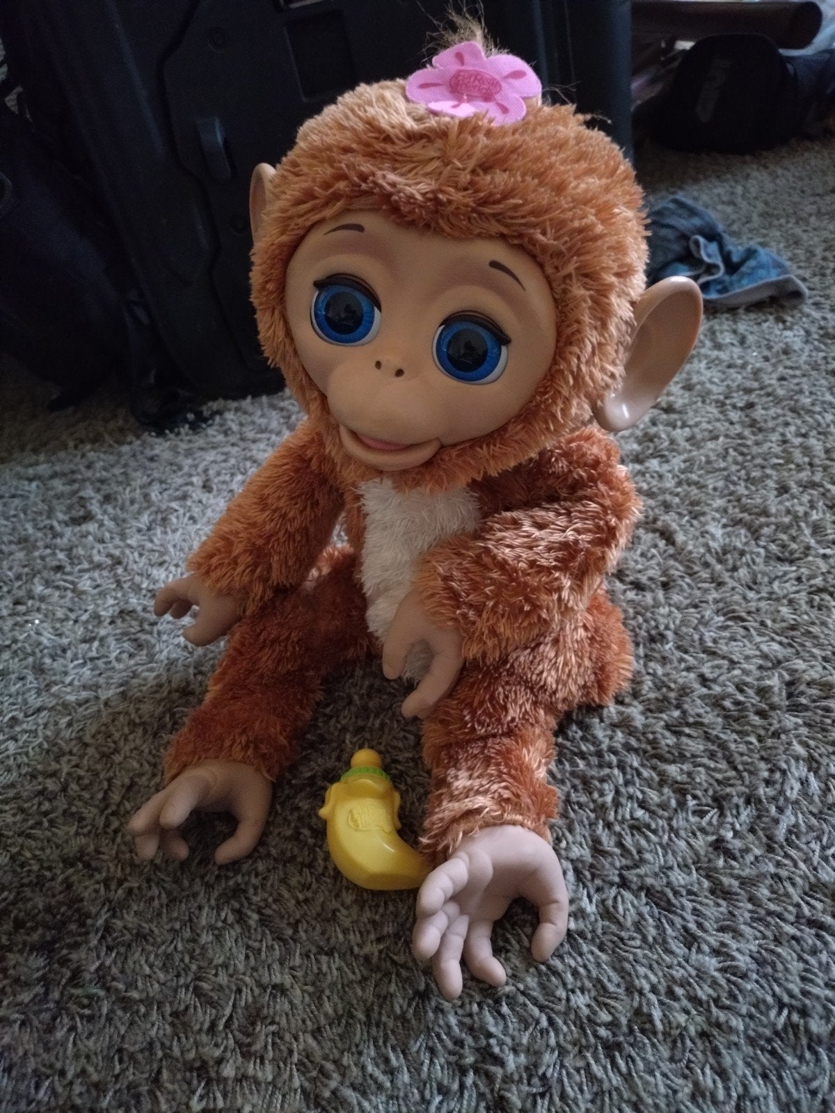 FurReal Friends aapje met geluid en beweging, Ophalen of Verzenden, Zo goed als nieuw, Jongen of Meisje