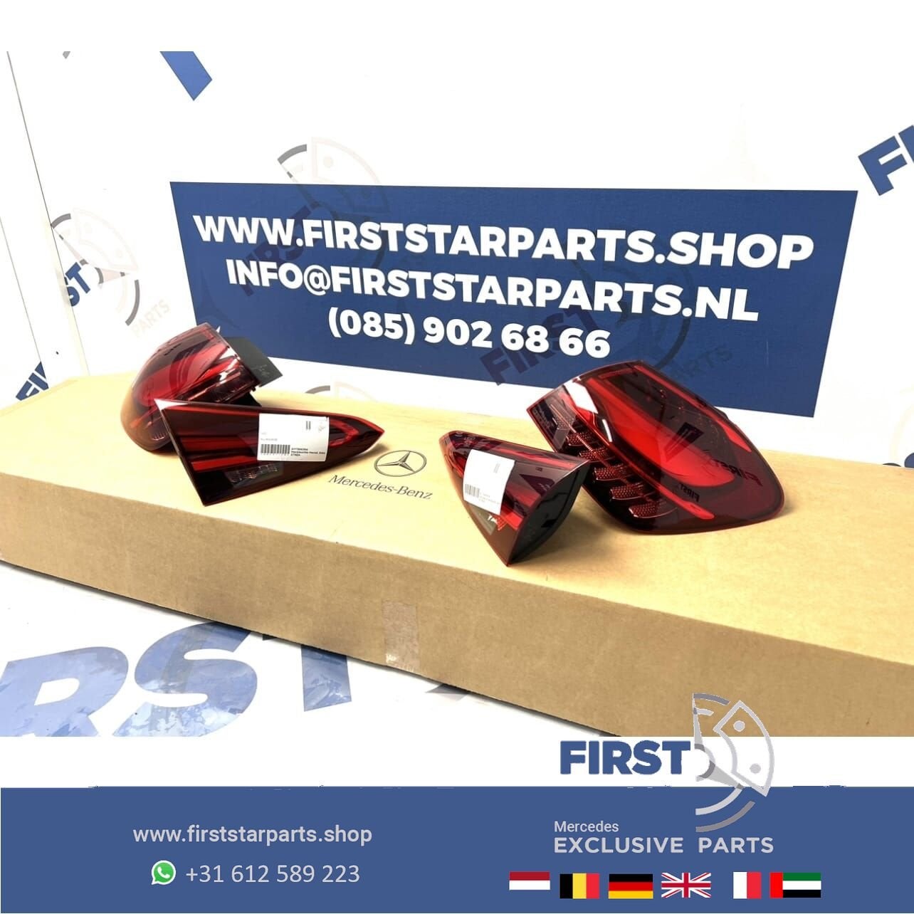 W177 A KLASSE FACELIFT A35 A45 A45s AMG ACHTERLICHT SET A177, Auto-onderdelen, Gebruikt, -, Voor, Ophalen of Verzenden