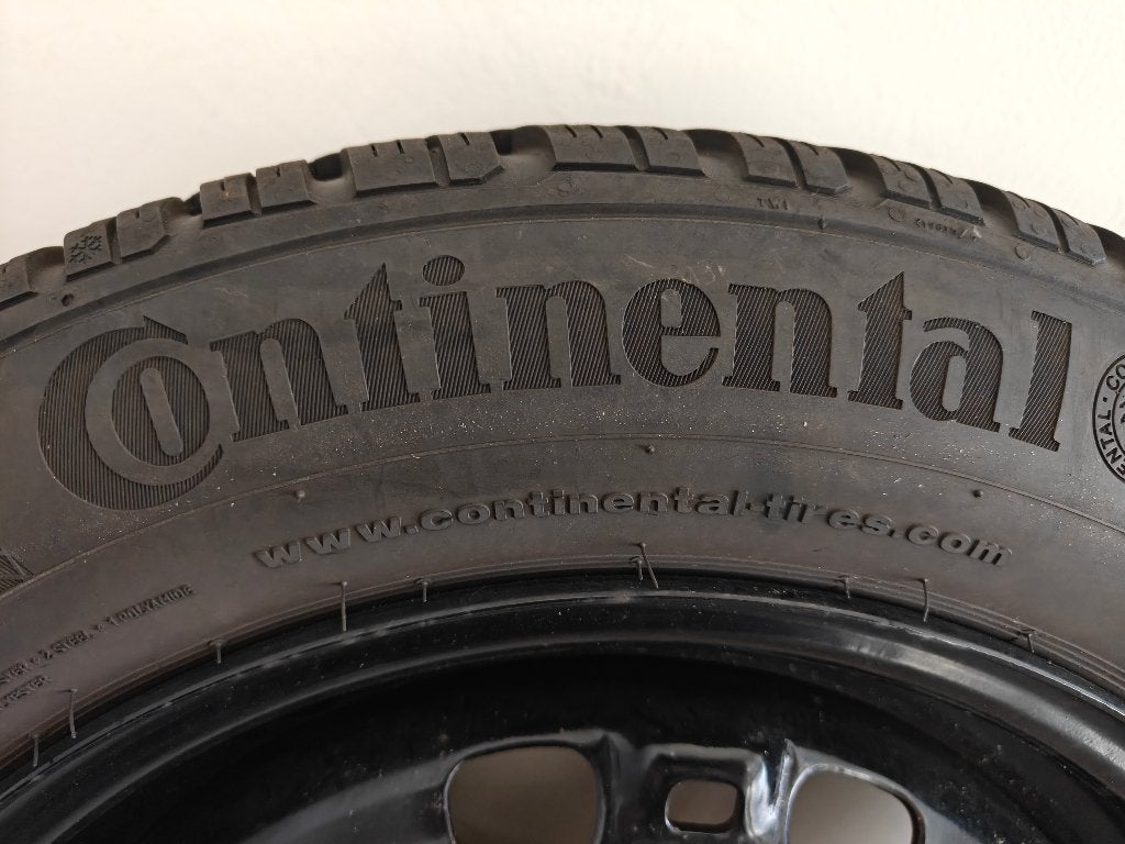 Winterbanden VW Polo Continental 185/60, Ophalen, Gebruikt, 15 inch, Banden en Velgen