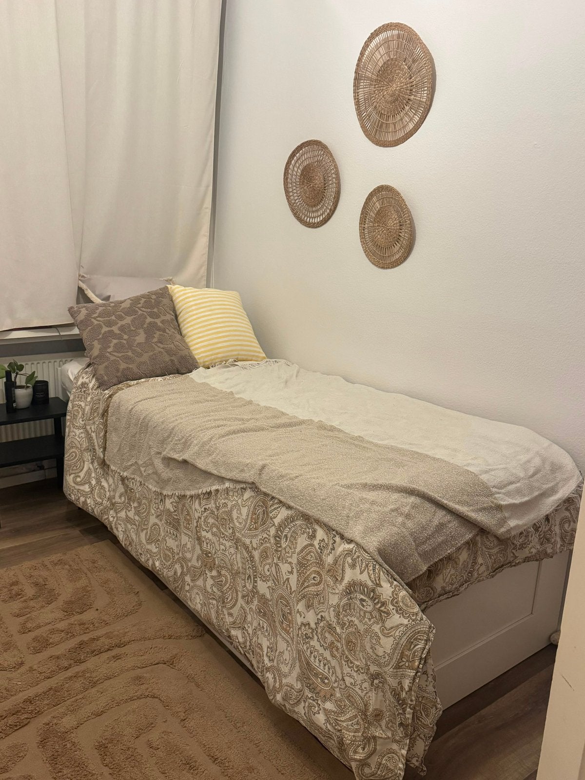 Ikea bed, Ophalen, Eenpersoons, Wit, Zo goed als nieuw