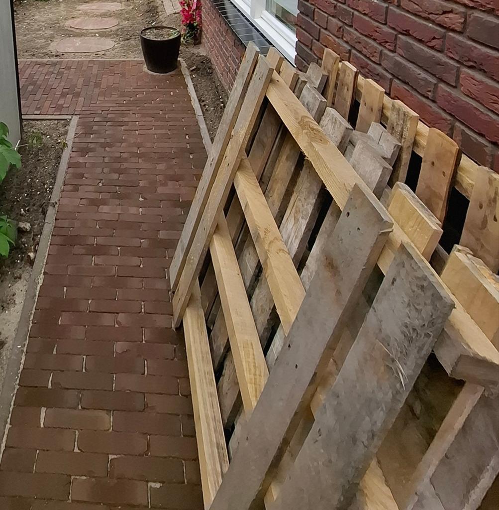Pallets - Prima staat - Gratis ophalen, Doe-het-zelf en Verbouw, Hout en Planken, Ophalen, Zo goed als nieuw, Overige houtsoorten