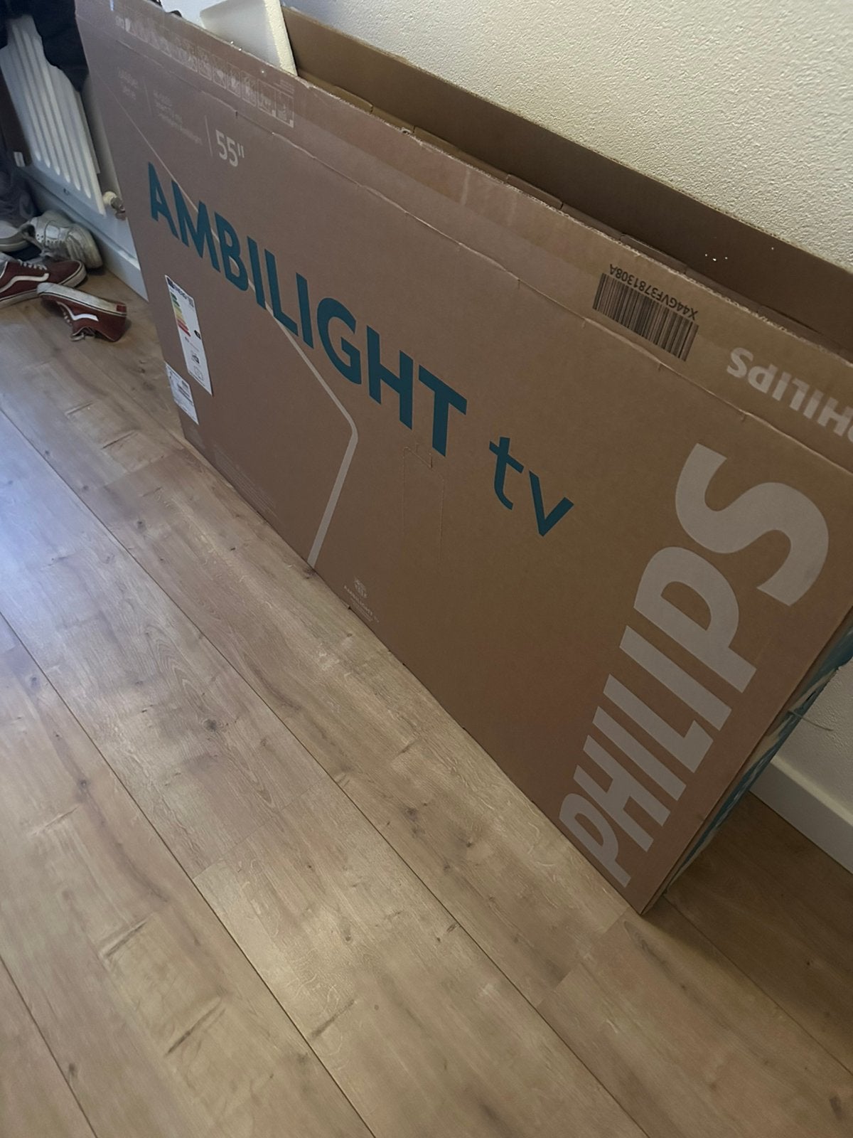 Snel ophalen: Nieuwe Philips 55 inch 4K Ambilight TV, Ophalen, Philips, LED, 50 Hz