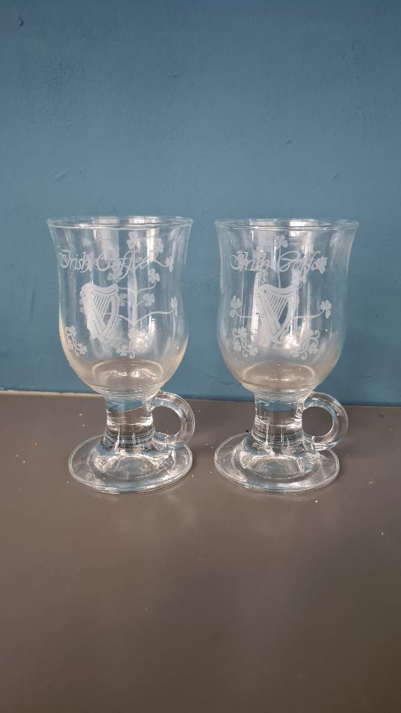 Vintage Eamon Glass Irish Coffee glazen, Ophalen, Zo goed als nieuw, Overige typen