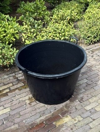 Ronde plantenbak, Tuin en Terras, Bloembakken en Plantenbakken, Kunststof, Rond, Ophalen of Verzenden, Zo goed als nieuw