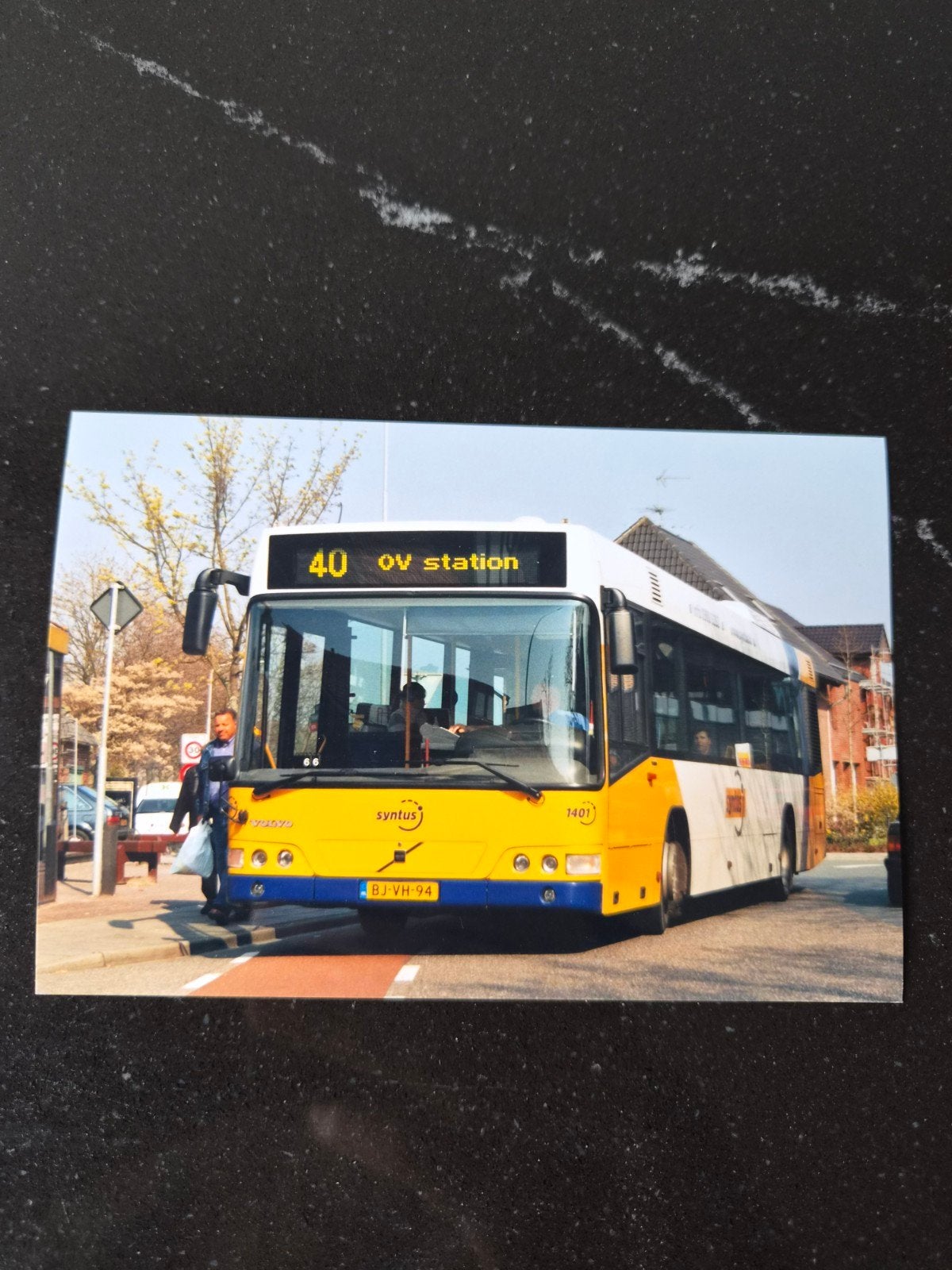 Foto 10x15 bus Syntus 1401, Ophalen of Verzenden, Bus of Metro, Overige typen