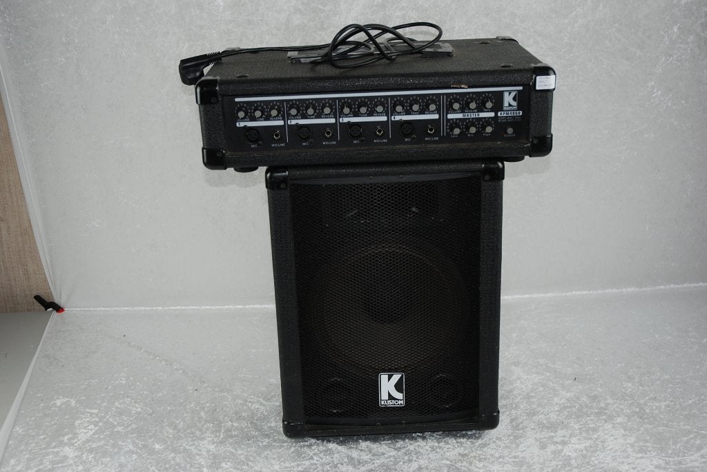 Kustom KPM4060 mixer 60 watt rms met KSC10 speaker, Muziek en Instrumenten, Ophalen, Gebruikt, ., Kustom