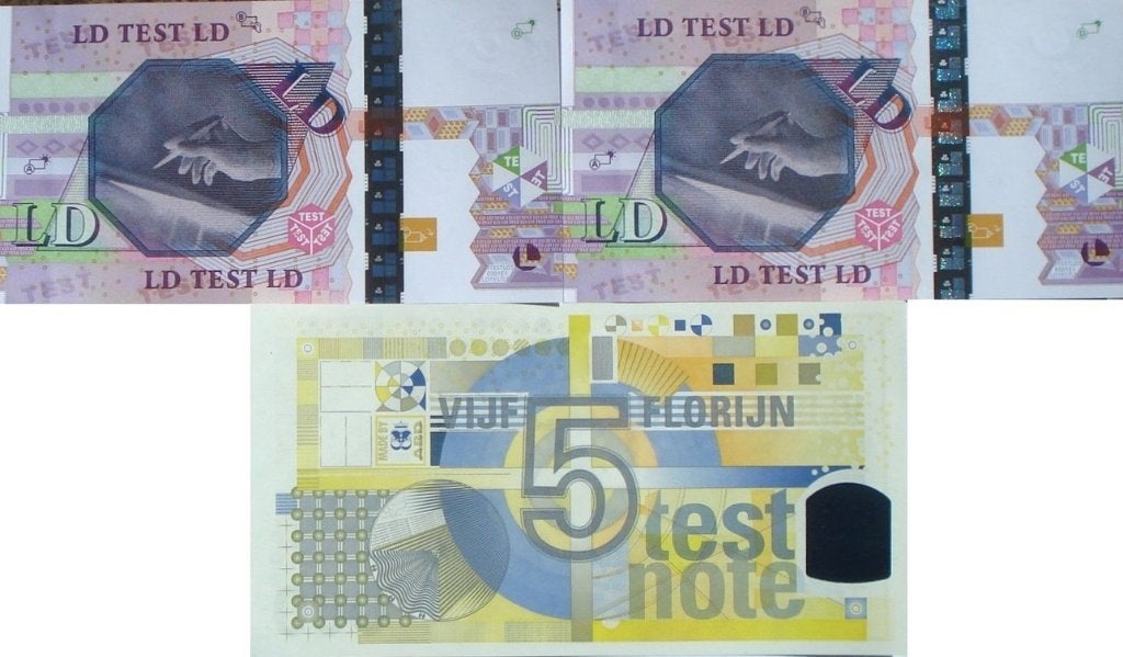 Nederland & Europa/België lot met 3 testbiljetten (zeldzaam), Postzegels en Munten, Bankbiljetten | Europa | Eurobiljetten, Ophalen of Verzenden