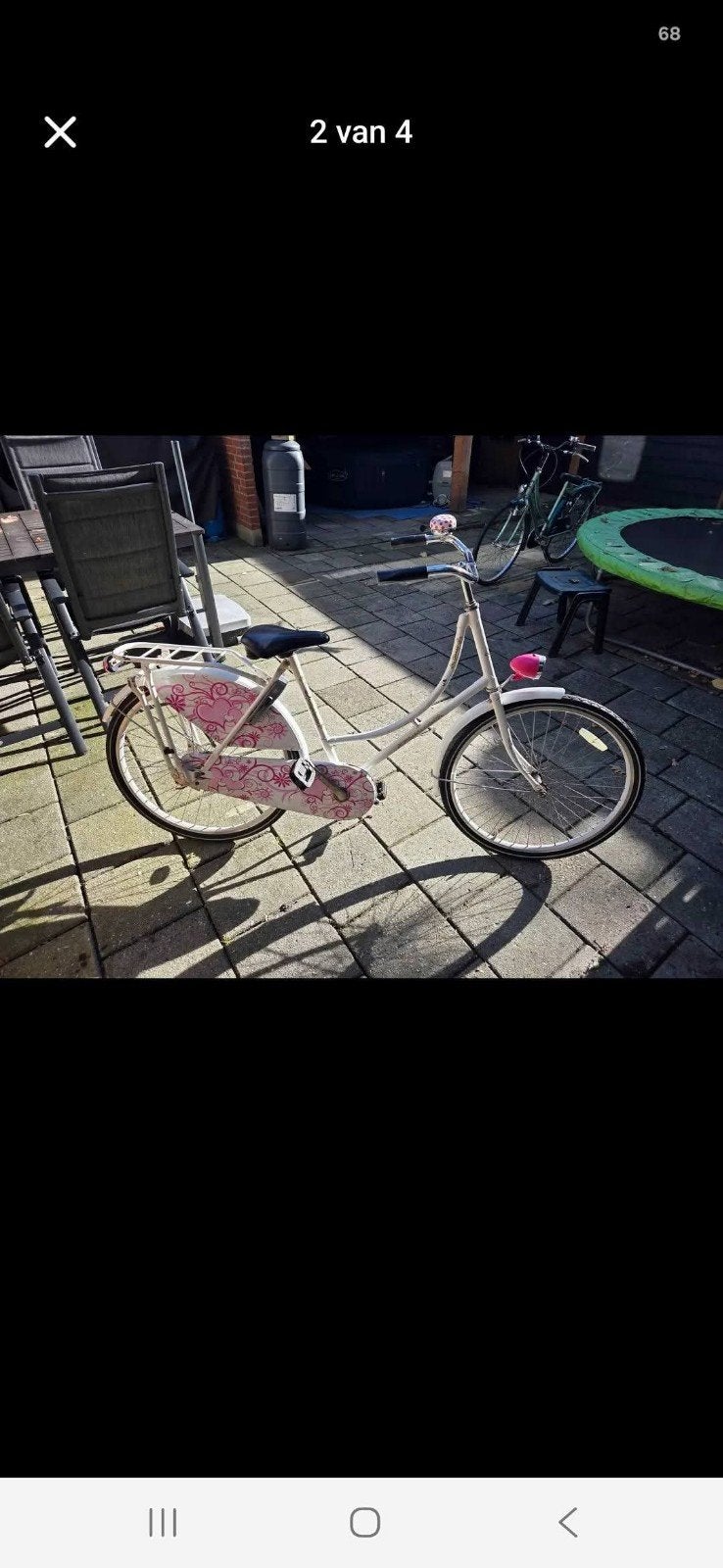 te koop meisjes oma fiets 26 inc merk Highlander, Minder dan 47 cm, Ophalen, Gebruikt