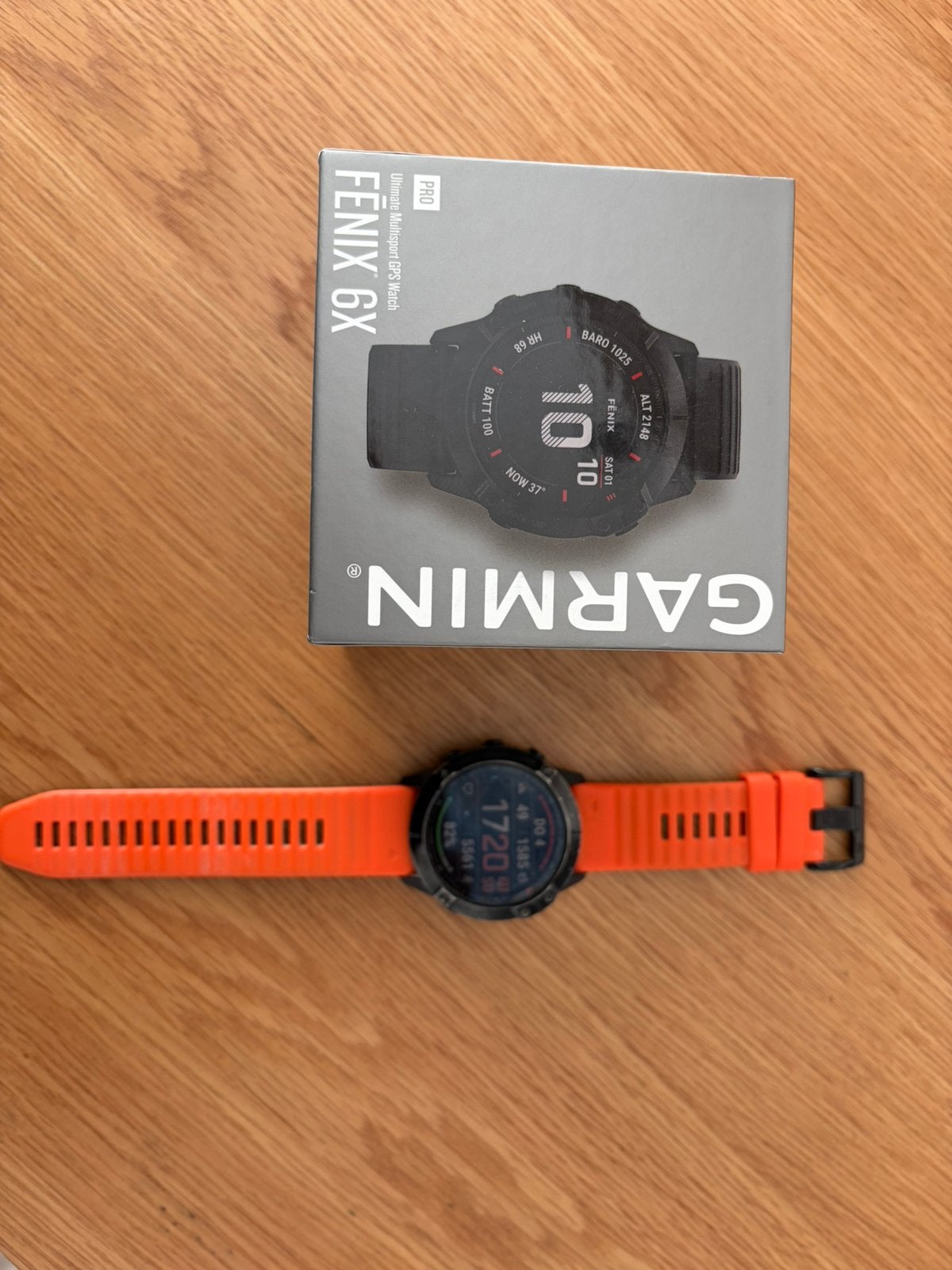 Garmin Fenix 6X Pro, Ophalen of Verzenden, Gebruikt, Zwart, Android