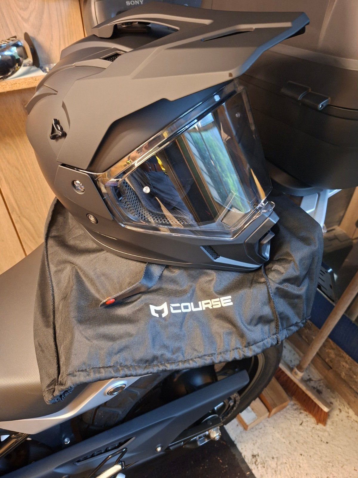 Course Drift offroad helm maat L met extra donker vizier, Motoren, Ophalen of Verzenden, Nieuw met kaartje, Lookwell, Course, Fastway, Origine