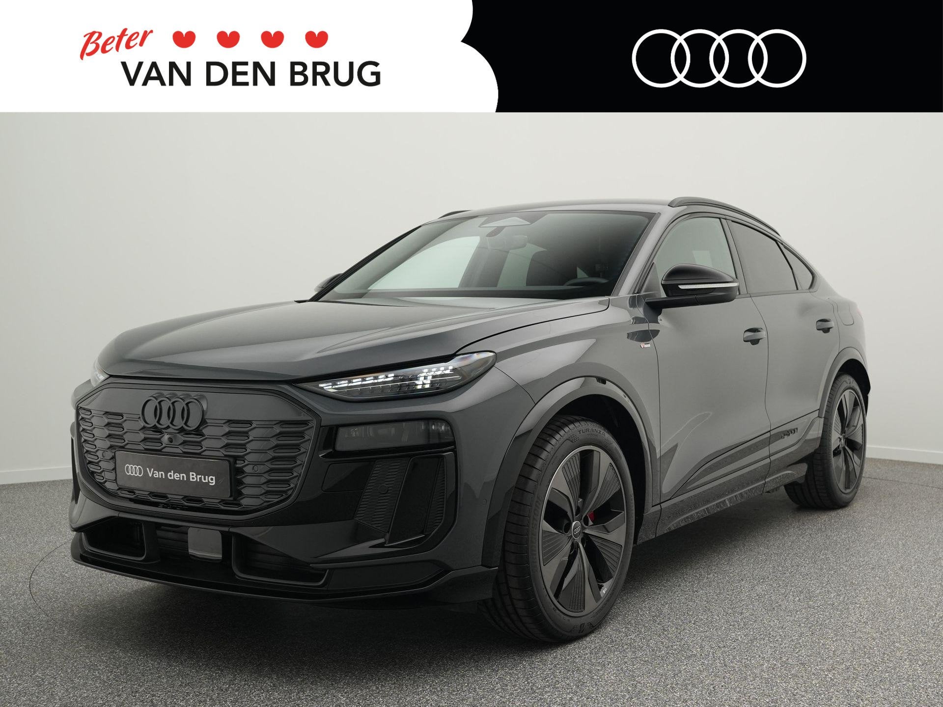Audi Q6 e-tron Sportback S edition 83 kWh | SOH 95% | Elektr, Auto's, Automaat, Achterwielaandrijving, Gebruikt, Zwart