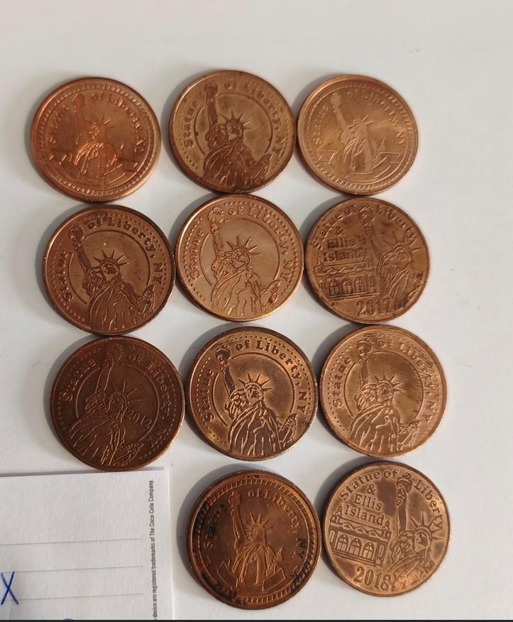 11x penning USA  statue of liberty, Ophalen of Verzenden, Overige materialen
