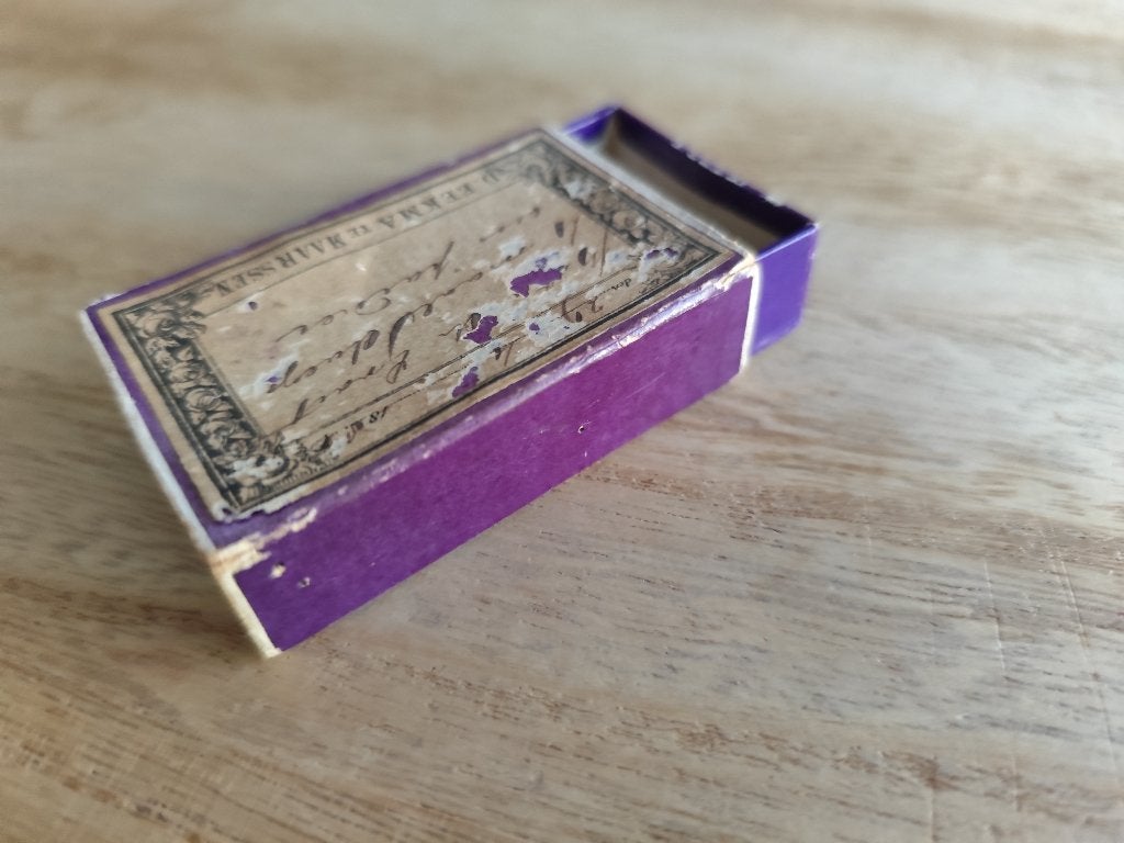 ANTIEK MEDICIJNDOOSJE 1881 ? D. EEKMA - MAARSSEN, Ophalen of Verzenden
