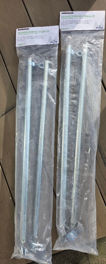 Obelink verandastang Ø22mm 70-120cm, Ophalen of Verzenden, Nieuw