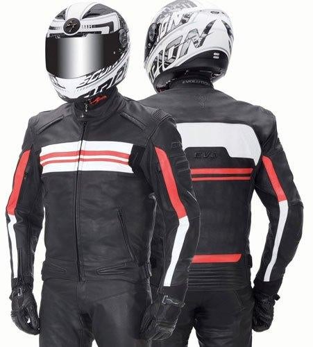 Overjarige motorjas Evolution LJ1.36 mt. 52 299,90 Nu 129,-, Motoren, Nieuw met kaartje, Evolution, Jas | leer, Evolution