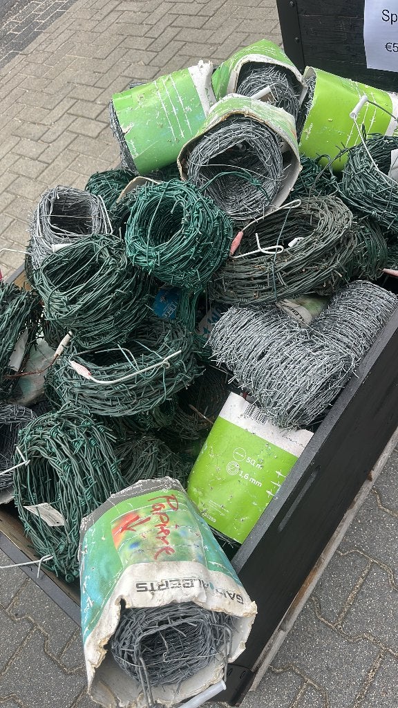 Prikkeldraad op rol 50 meter – verzinkt en groen, Ophalen, Nieuw, 20 meter of meer, Prikkeldraad