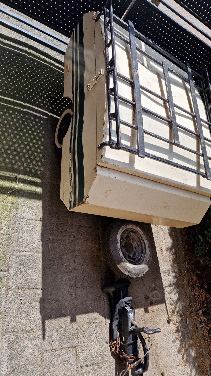 klein aanhangertje, Ophalen