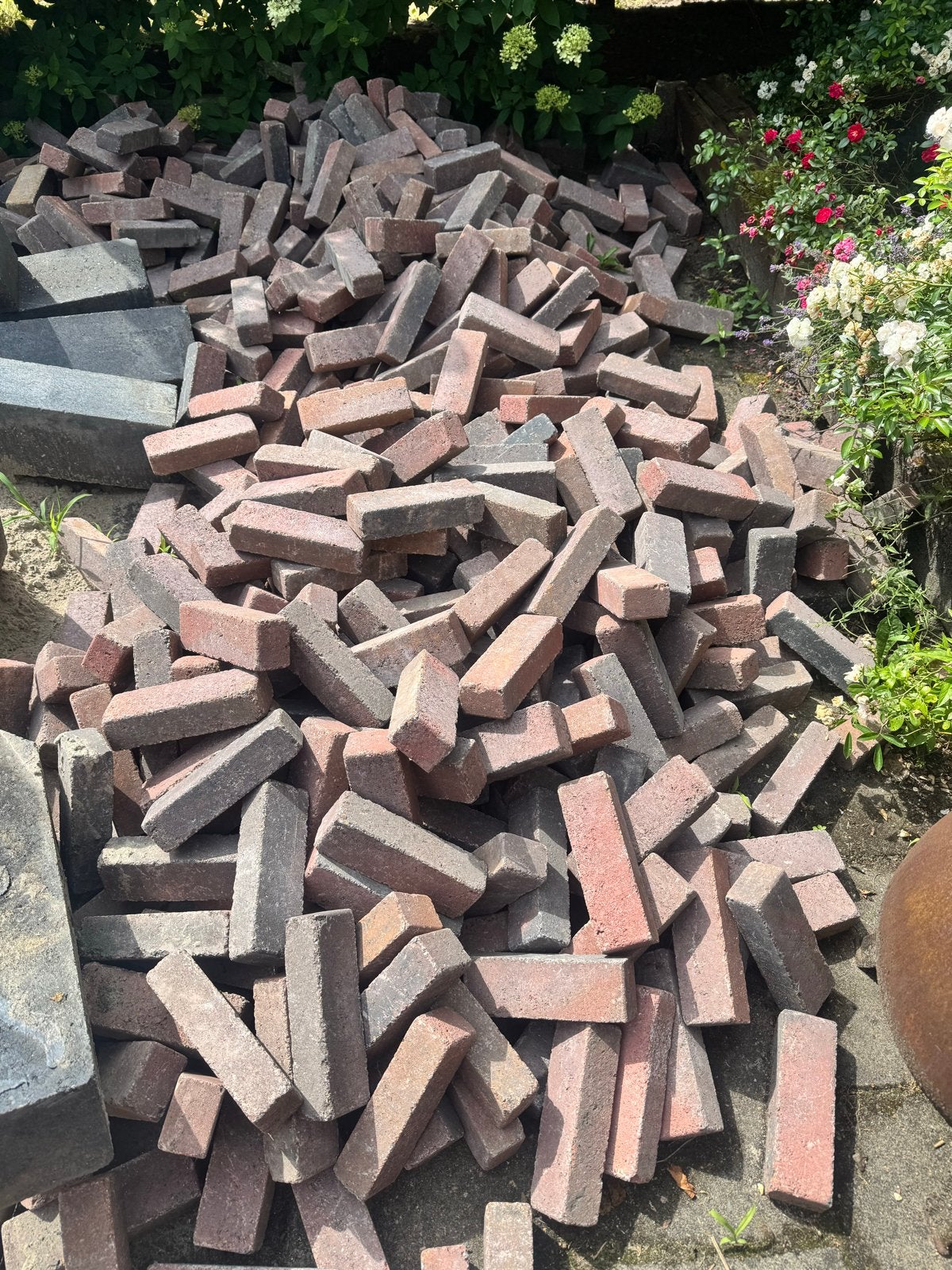 Nieuwe restpartij klinkers, Tuin en Terras, Ophalen, Overige materialen, Gecoat, Klinkers