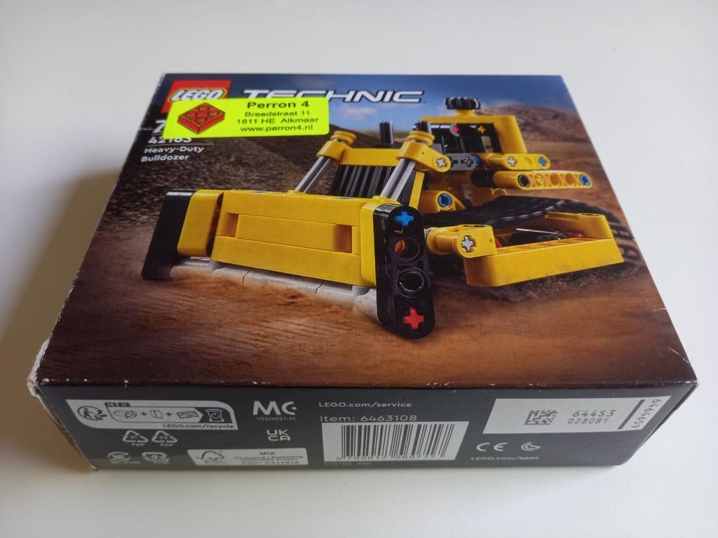 Lego Technic 42163 Heavy-duty Bulldozer, Compleet, Lego, Ophalen of Verzenden, Zo goed als nieuw