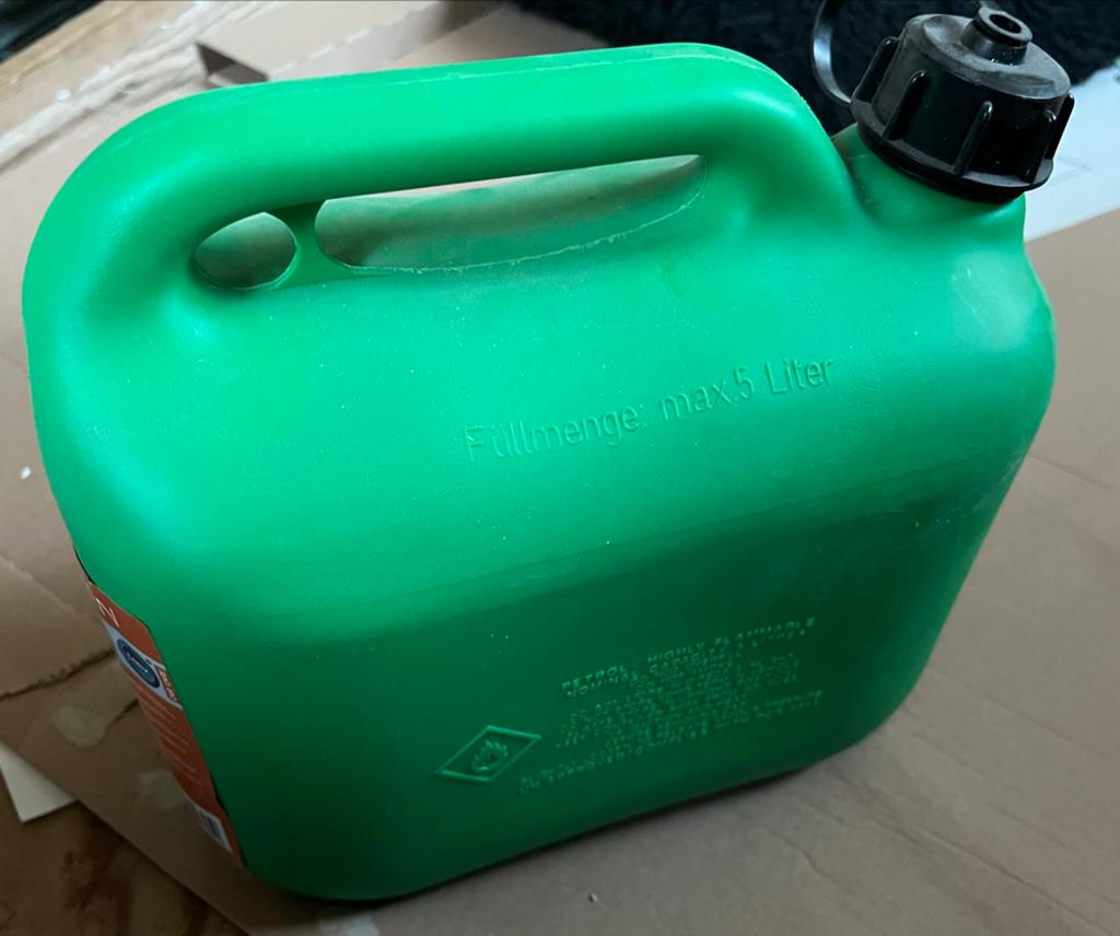 5L jerrycan, gebruikt maar zeer goede staat, Ophalen of Verzenden
